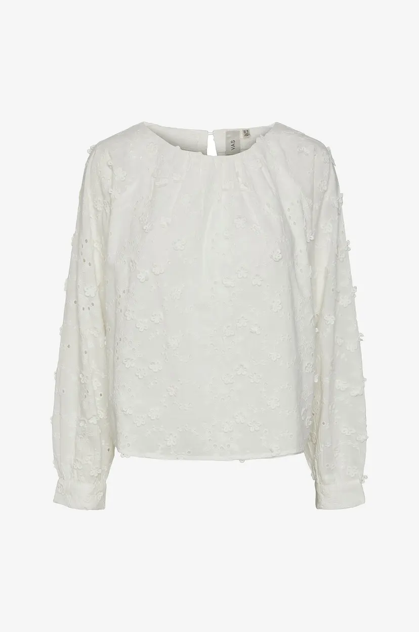 Y.A.S Bluse yasMenusa LS Top S - Hvit