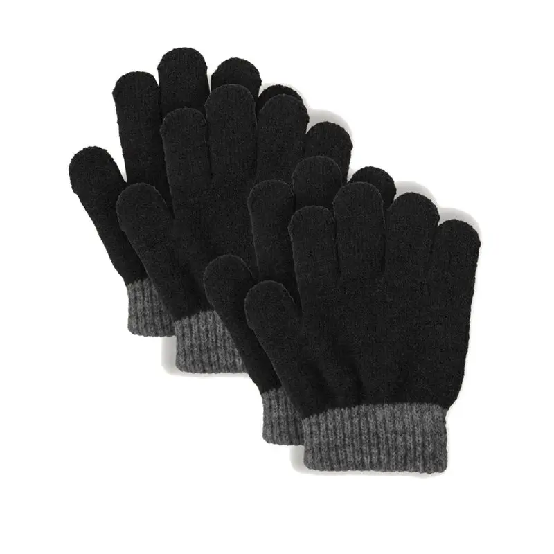 Lindberg Lindberg Sundsvall Wool Glove, 2-P Black-Anthracite