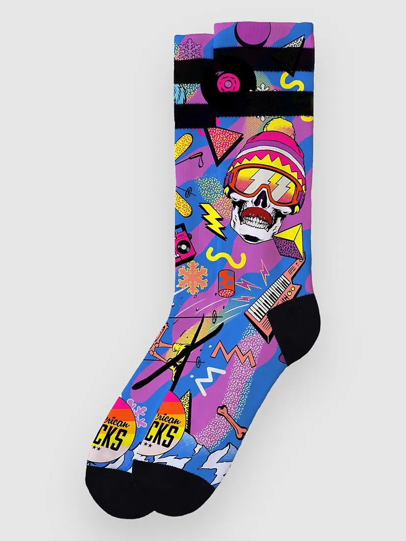 American Socks American Socks Retro Blizzard - Mid High Socks mønster