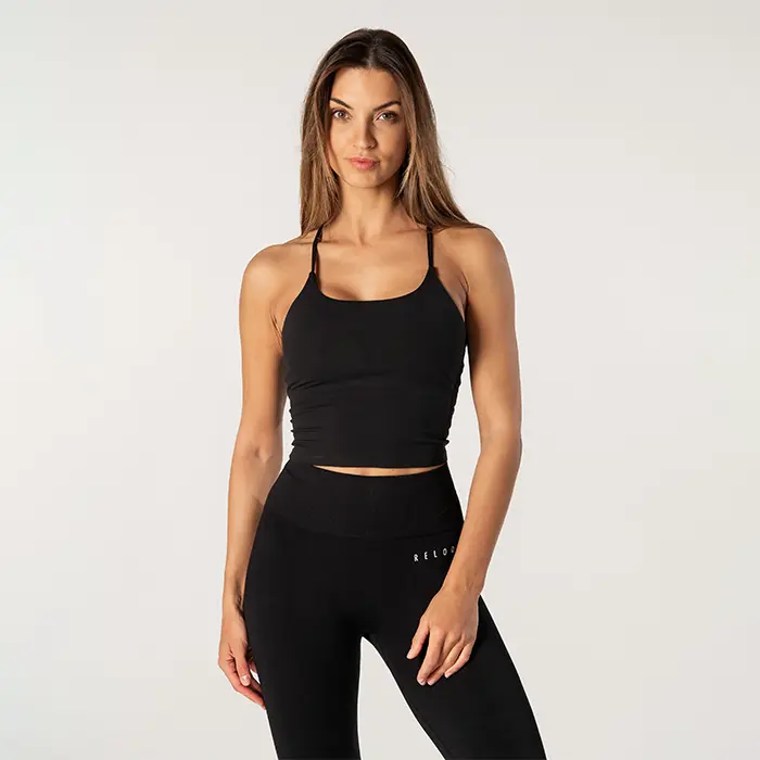 Relode Relode Core Singlet Top, Black