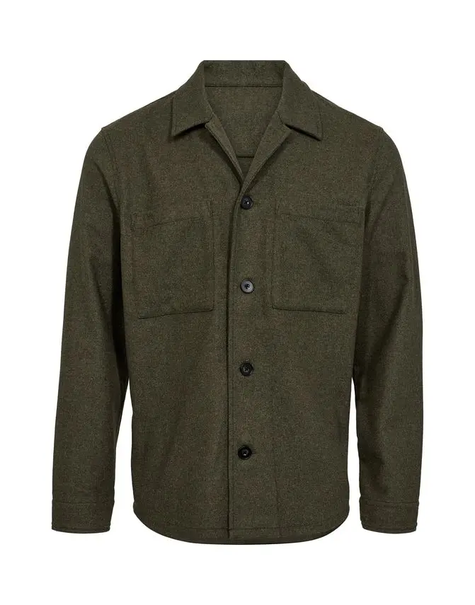 Gino Marcello Mens overshirt modern fit