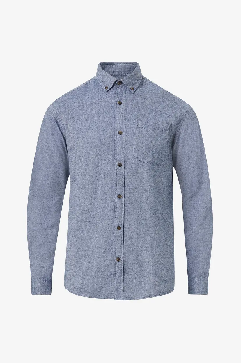 Jack & Jones Skjorte jjeClassic Melange Shirt LS SN - Blå