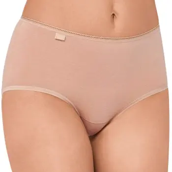 Sloggi Sloggi Truser 3P 24 7 Cotton Midi Briefs Beige bomull 44 Dame