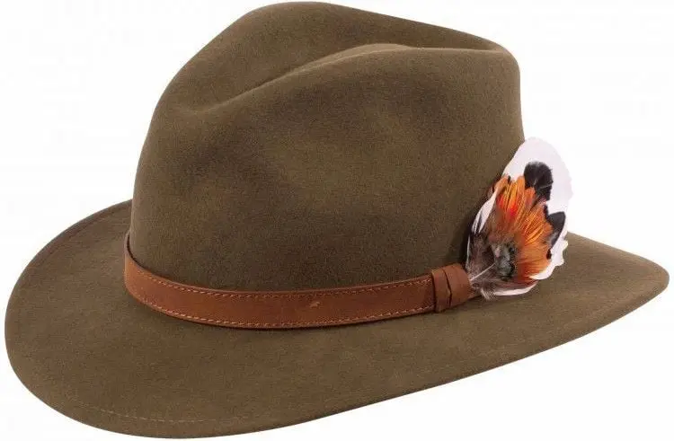 Alan Paine Alan Paine Richmond Felt Hat Olive