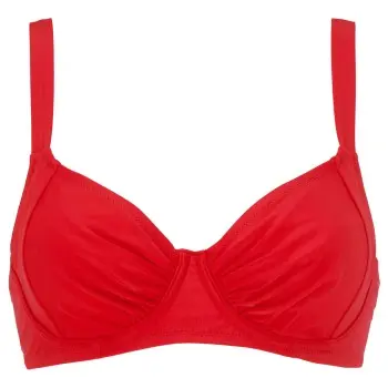 Damella Damella Sophia Basic Underwired Bikini Bra Rød polyester Dame