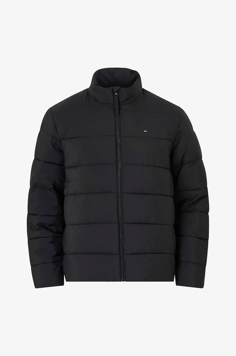 Tommy Hilfiger Jakke Mid Weight Stand Collar Jkt - Svart