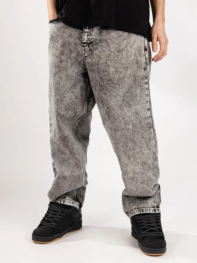 Blue Flowers Blue Flowers Reworked Denim - Eco Jeans grå
