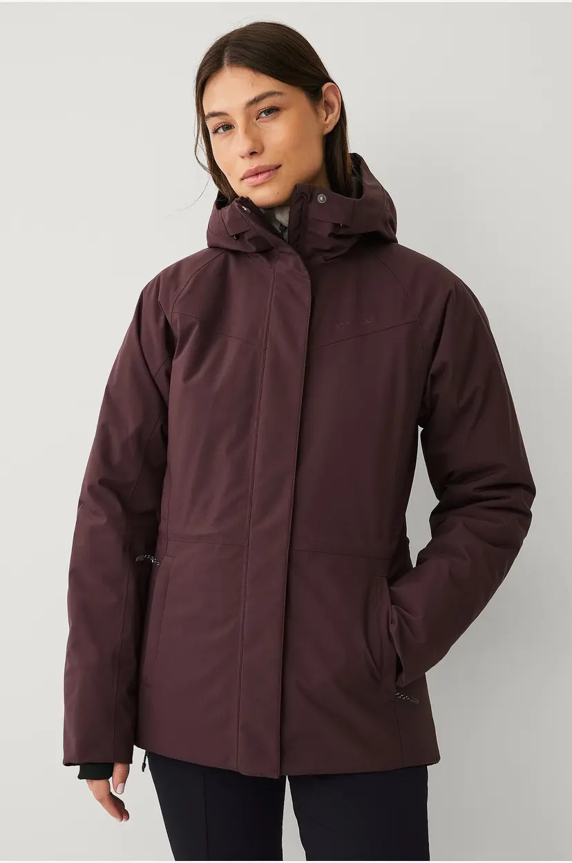 Áhkká Vattert jakke Outdoor Jacket Padded - Brun