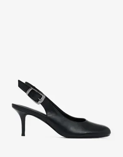 Nelly Nelly - Svart - Round Toe Slingback