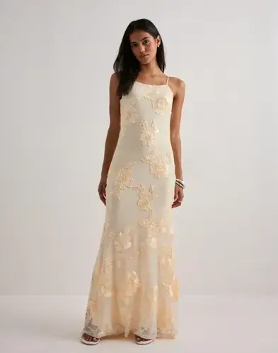 Vero Moda Vero Moda - Gul - Vmquinn Sl Maxi Dress Exp