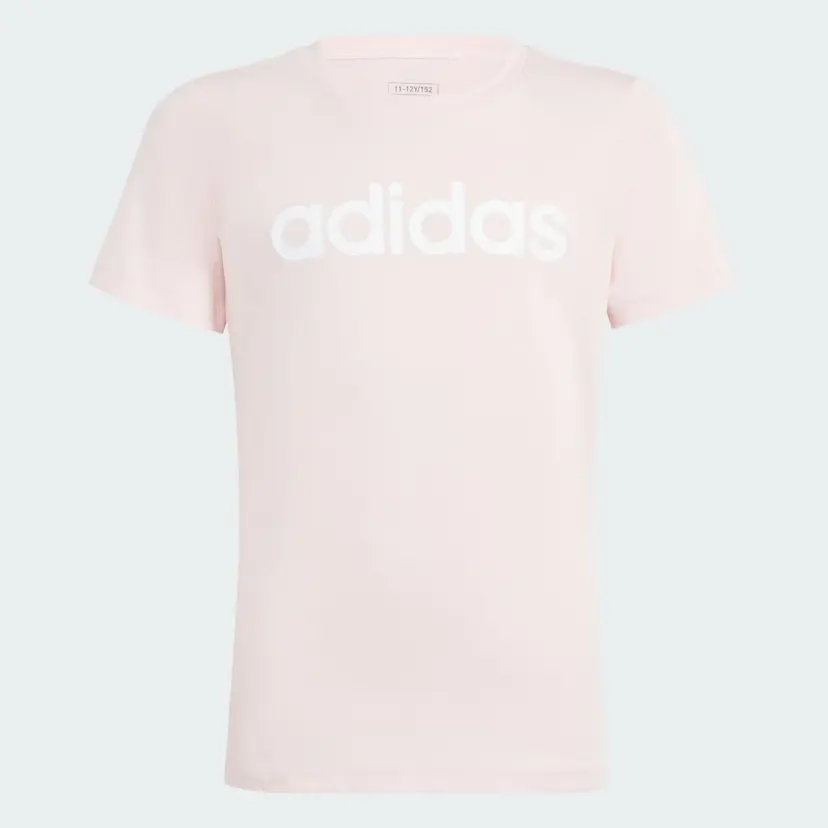 Adidas Essentials Linear Logo Cotton Slim Fit T-skjorte