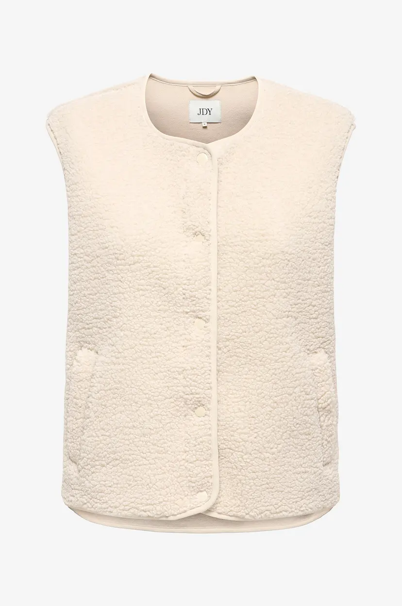 JDY Pilevest Jdysimina Teddy - Beige