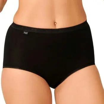 Sloggi Sloggi Truser Dam Basic Maxi Svart bomull 58 Dame