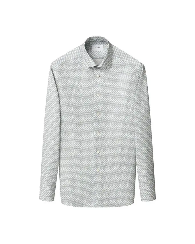 ETON Motif Signature Twill Shirt
