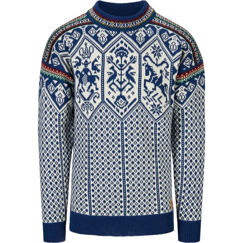 Dale of Norway Dale of Norway 1994 Masc Sweater Indigo Mustard Bottlegreen