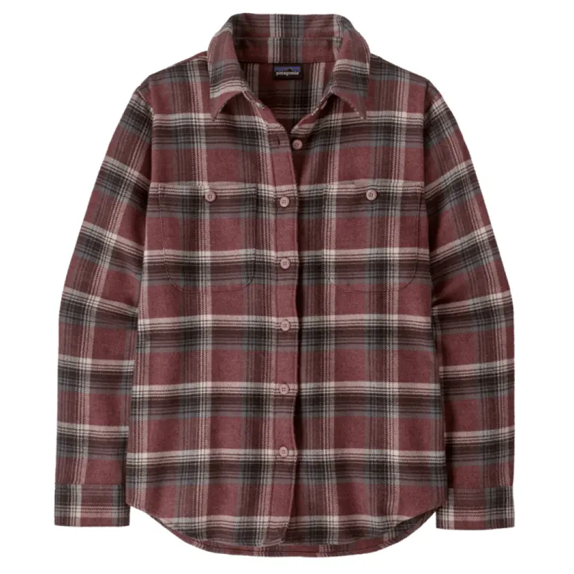 Patagonia Patagonia W's Fjord Flannel Shirt Cozy Cabin: Berry Fig