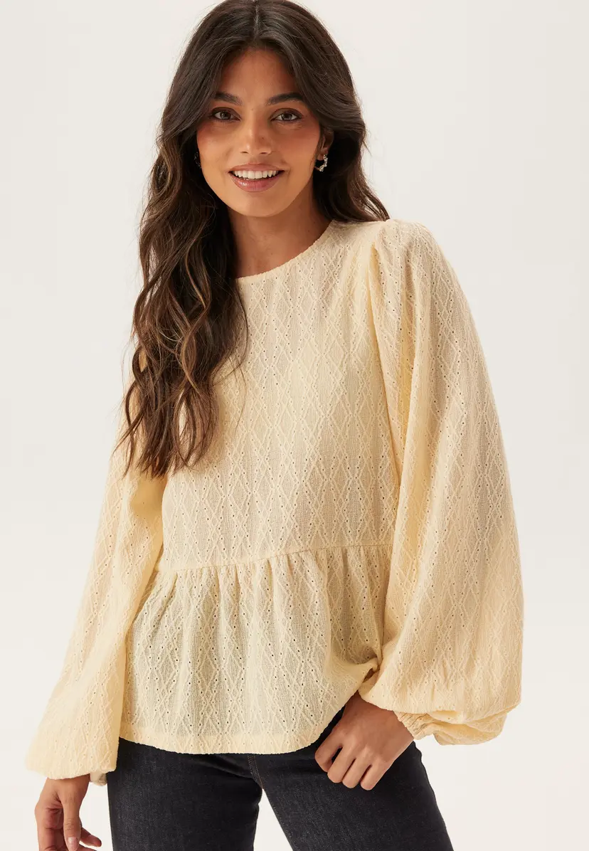 Bubbleroom Broderie Anglaise Blouse