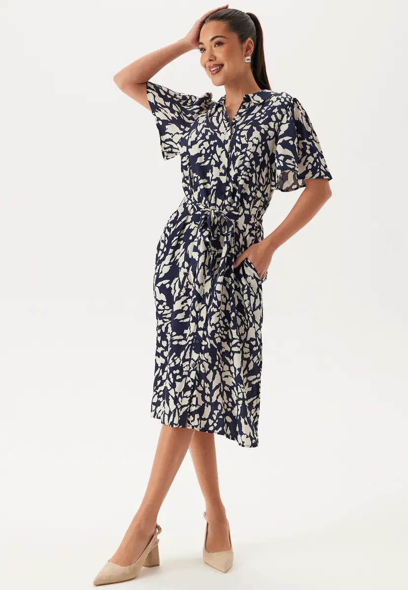 Vila Vilullu S/S KNEE SHIRT DRESS K