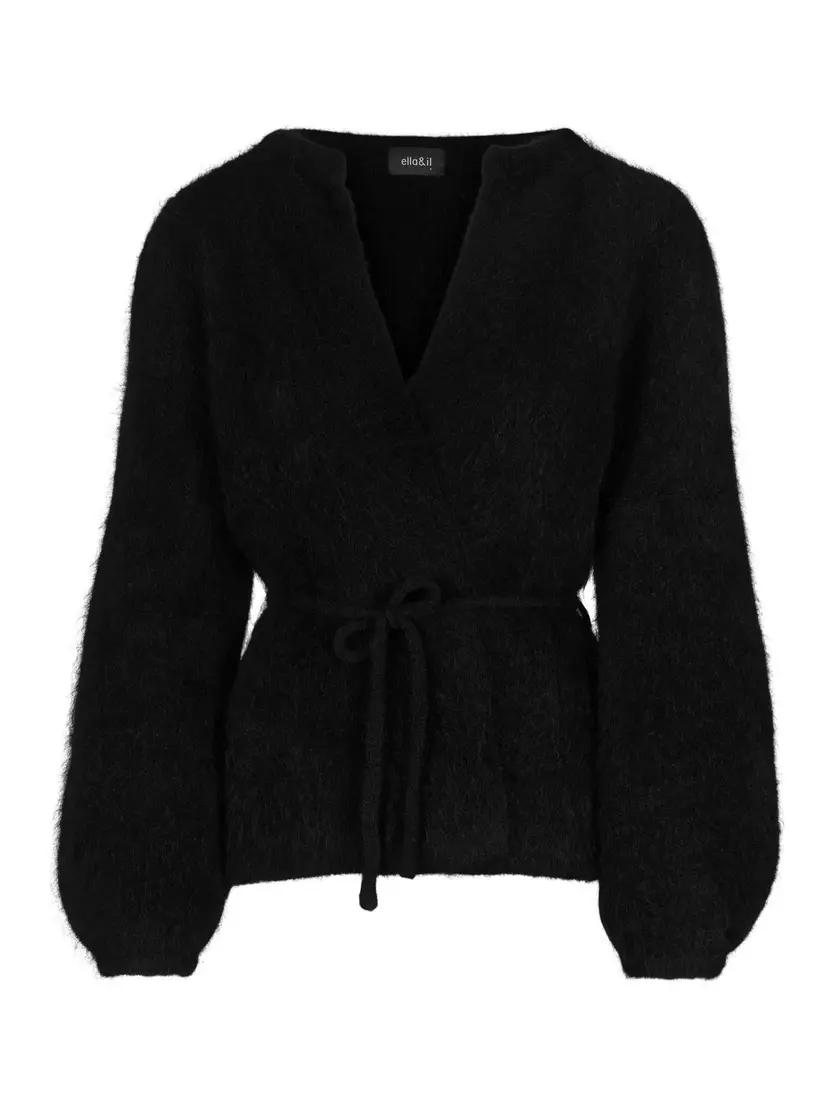 ella&il Fredrikke Chunky Cardigan Black - M