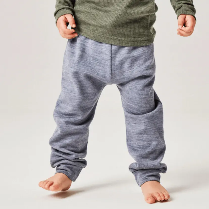 NAME IT Name It - Bukse i Ull Wesso Folkstone Gray