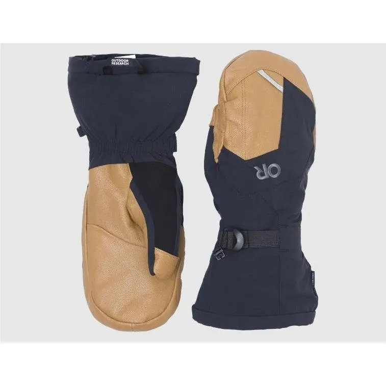 Outdoor Research Outdoor Research Arete Modular Gore-Tex Mitts Black/Dark Natural