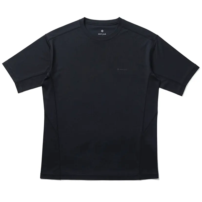 Snow Peak Snow Peak Pe Power Dry T-Shirt Black