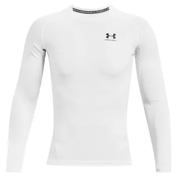 Under Armour Under Armour 3P HeatGear LS Compression Shirt Hvit XX-Large Herre