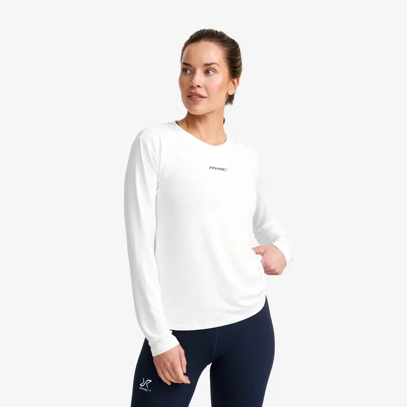 RevolutionRace Direction Active Long-sleeved T-shirt Dame White