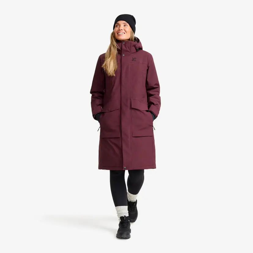 RevolutionRace Rhyme 2L Insulated Parka Dame Winetasting