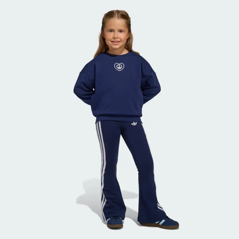 Adidas ADIDAS DISNEY CREW FLARED LEGGINGS SETT