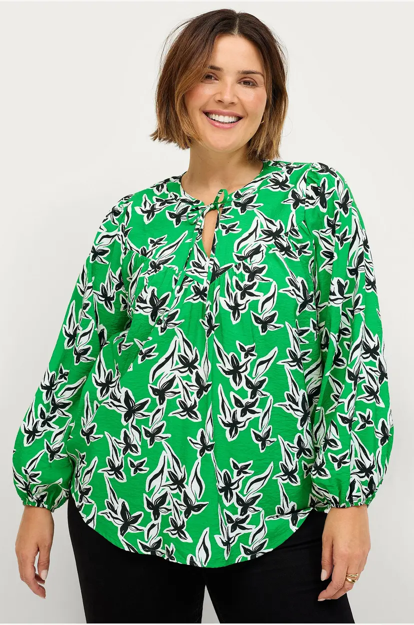 Ellos Plus collection Bluse Karin - Grønn