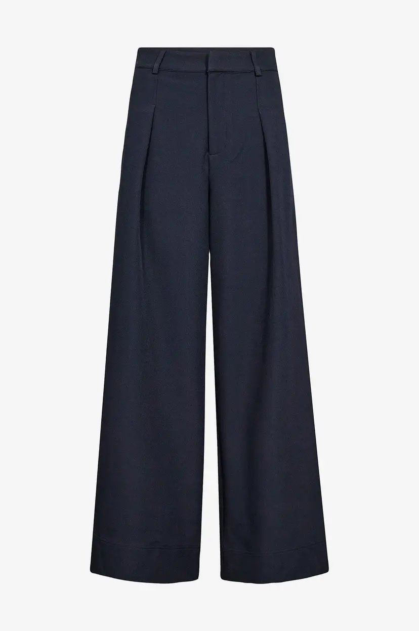 Co'couture Dressbukser LunaCC Pleat Pant - Blå