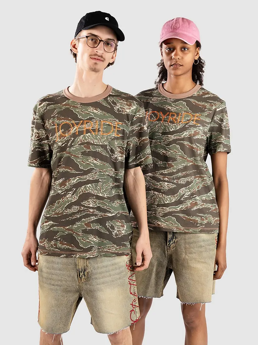 Deus Ex Machina Deus Ex Machina Joyride Ringer T-skjorte camo