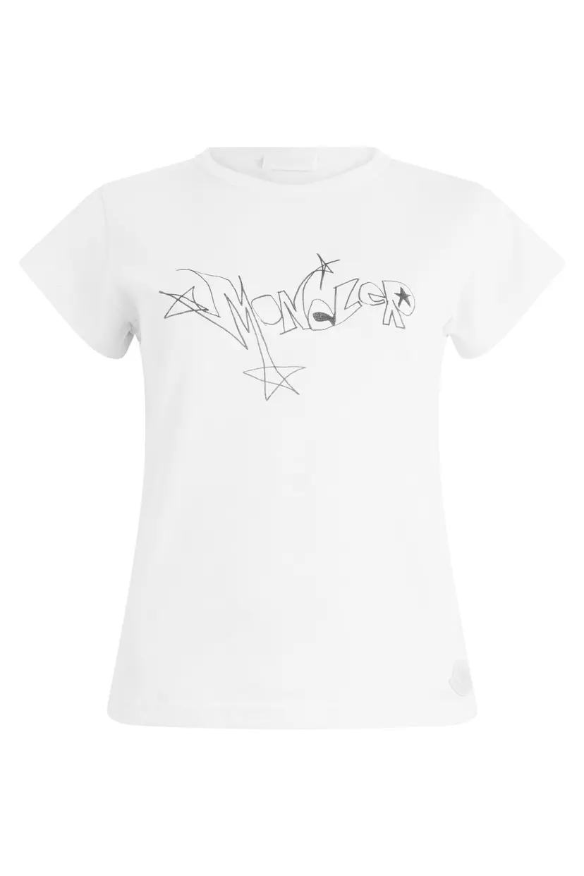 Moncler Moncler T-skjorter – Beige