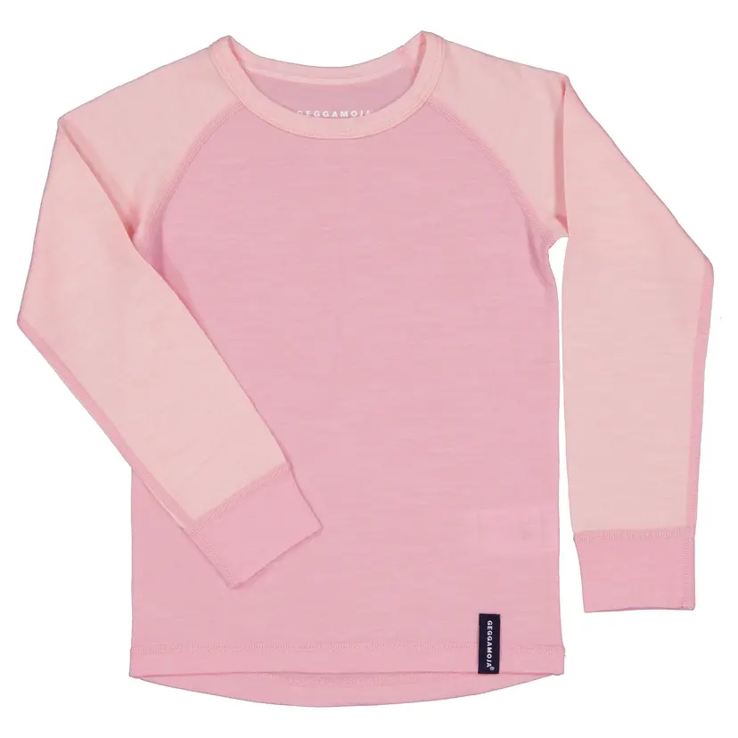 Geggamoja Underställströja Merinoull Rosa - 134/140