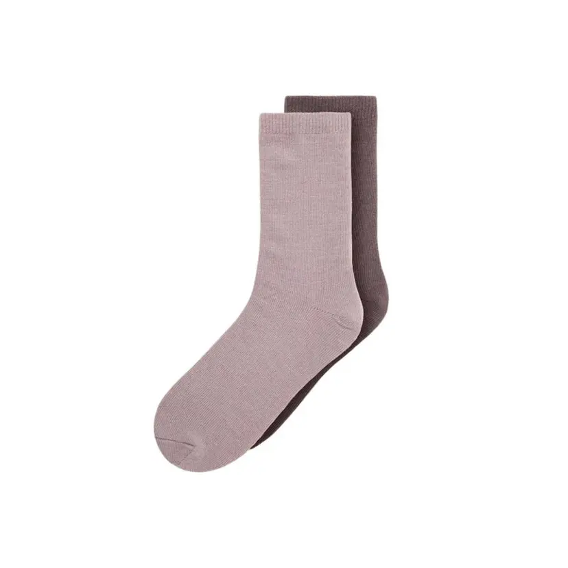 NAME IT Name It - Ullsokker 2-pk Jr Wak Sparrow/ Purple Dove