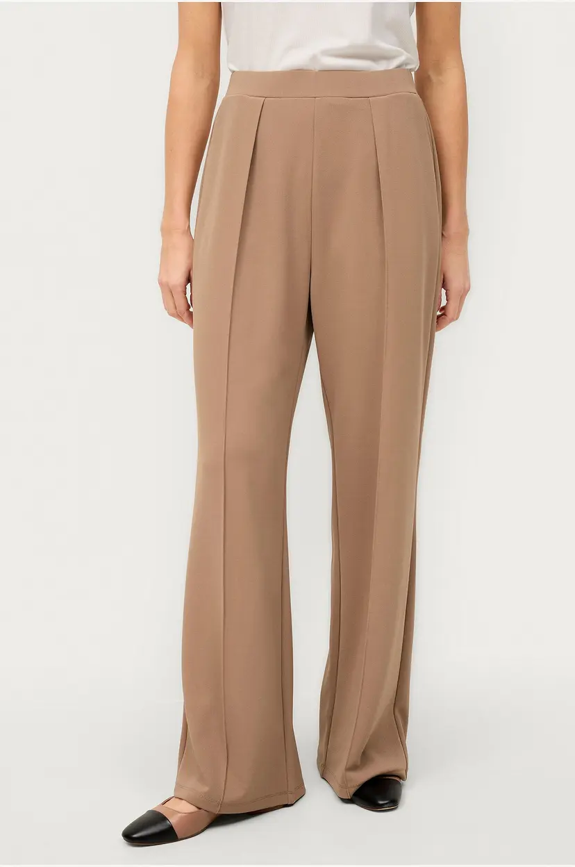 Ellos Collection Bukser med vide ben - Beige
