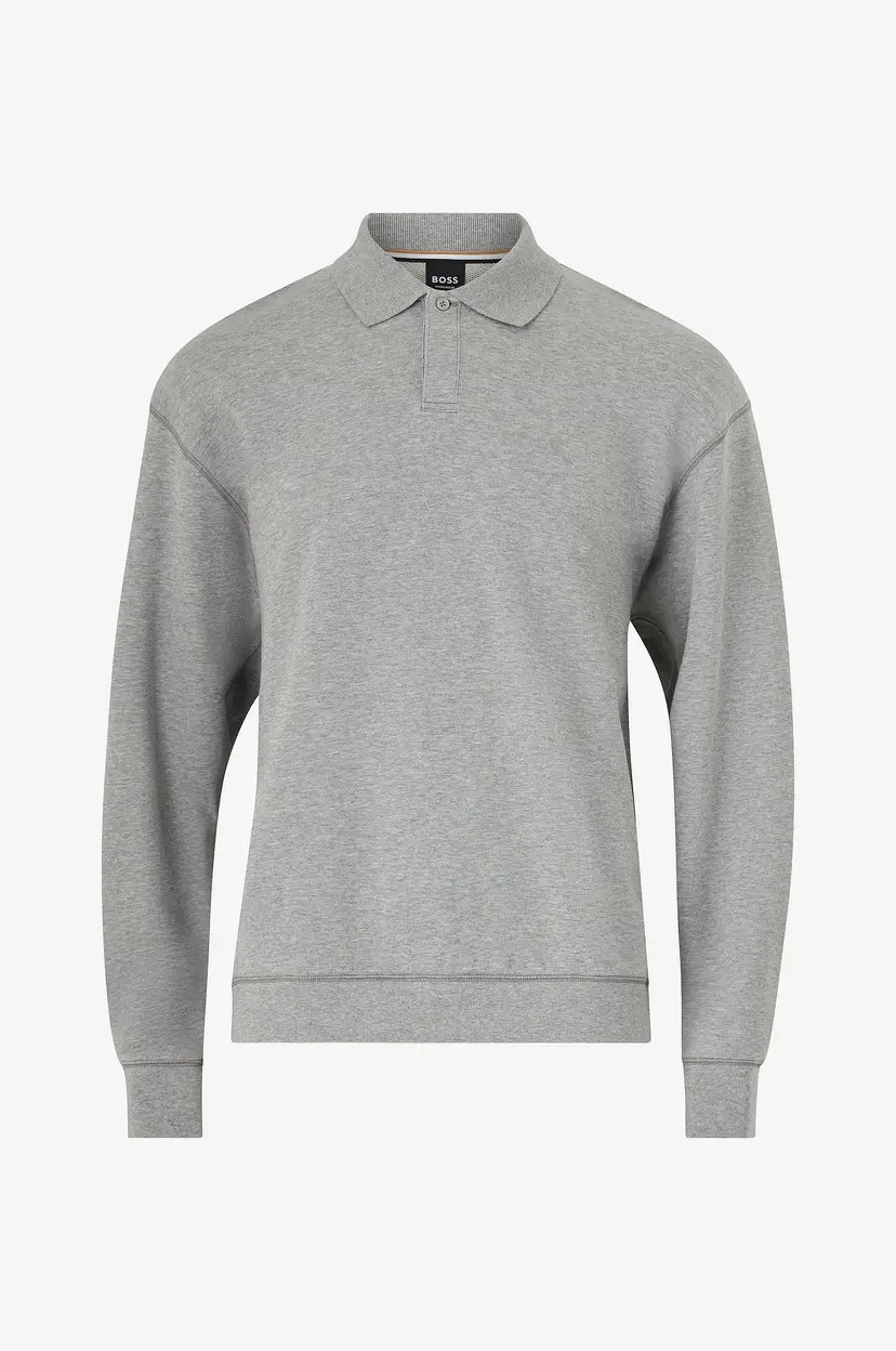 BOSS Collegegenser Contemp Polosweats 10251631 01 - Grå