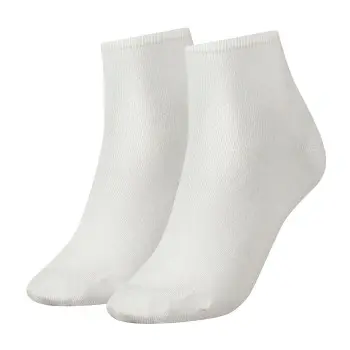 Tommy Hilfiger Tommy Hilfiger Strømper 2P Women Casual Short Sock Hvit Str 39/42 Dame