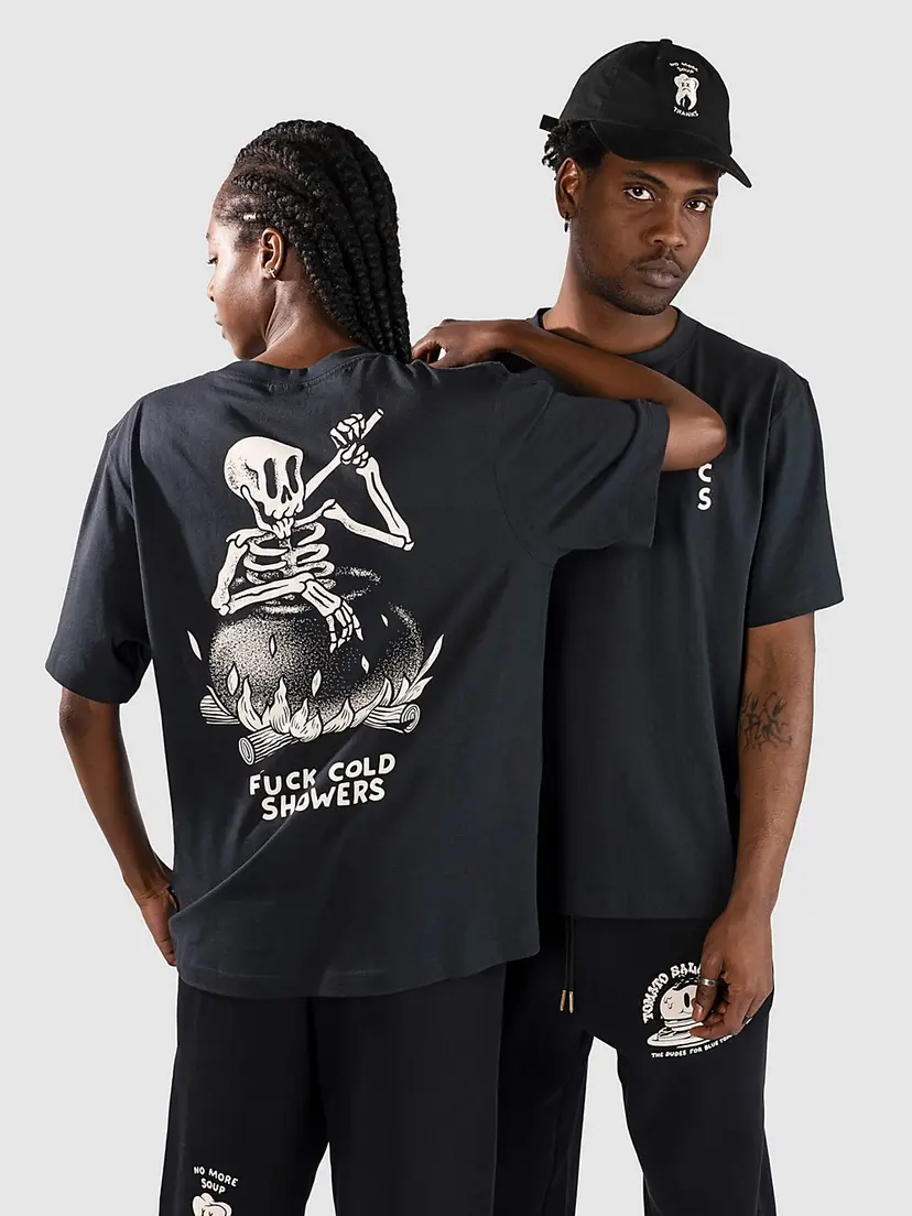 The Dudes The Dudes Cold Showers Classic Standard T-skjorte svart