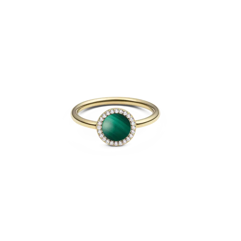 Daniel Wellington Gold Ring Audrey Malachite | DW