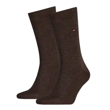 Tommy Hilfiger Tommy Hilfiger Strømper 2P Men Classic Sock Brun Str 47/49 Herre