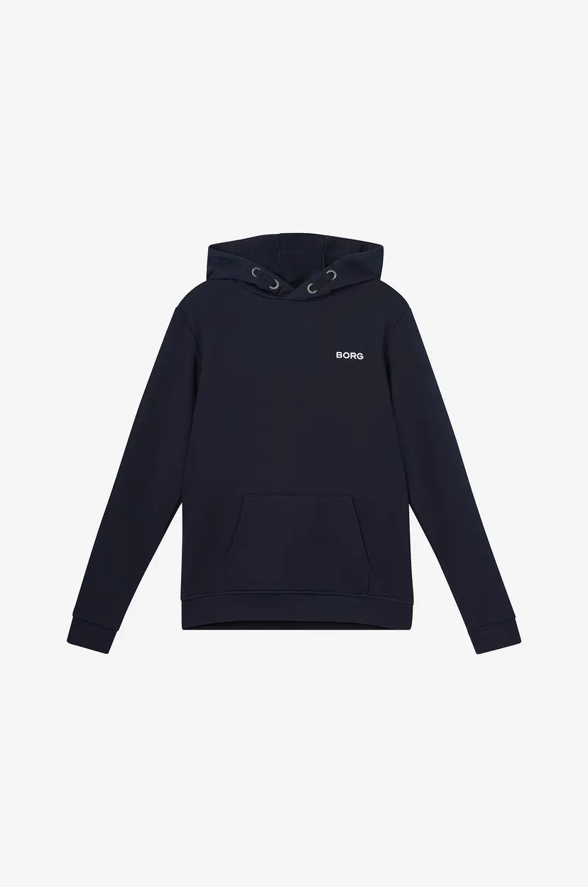 Björn Borg Hettegenser Borg Essential 4 Hoodie - Blå