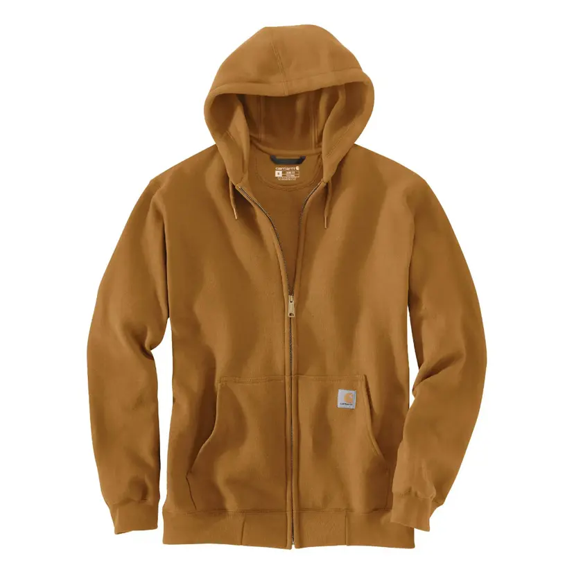 Carhartt Workwear Carhartt Workwear M's Marquette Full-Zip Sweatshirt Carhartt Brown