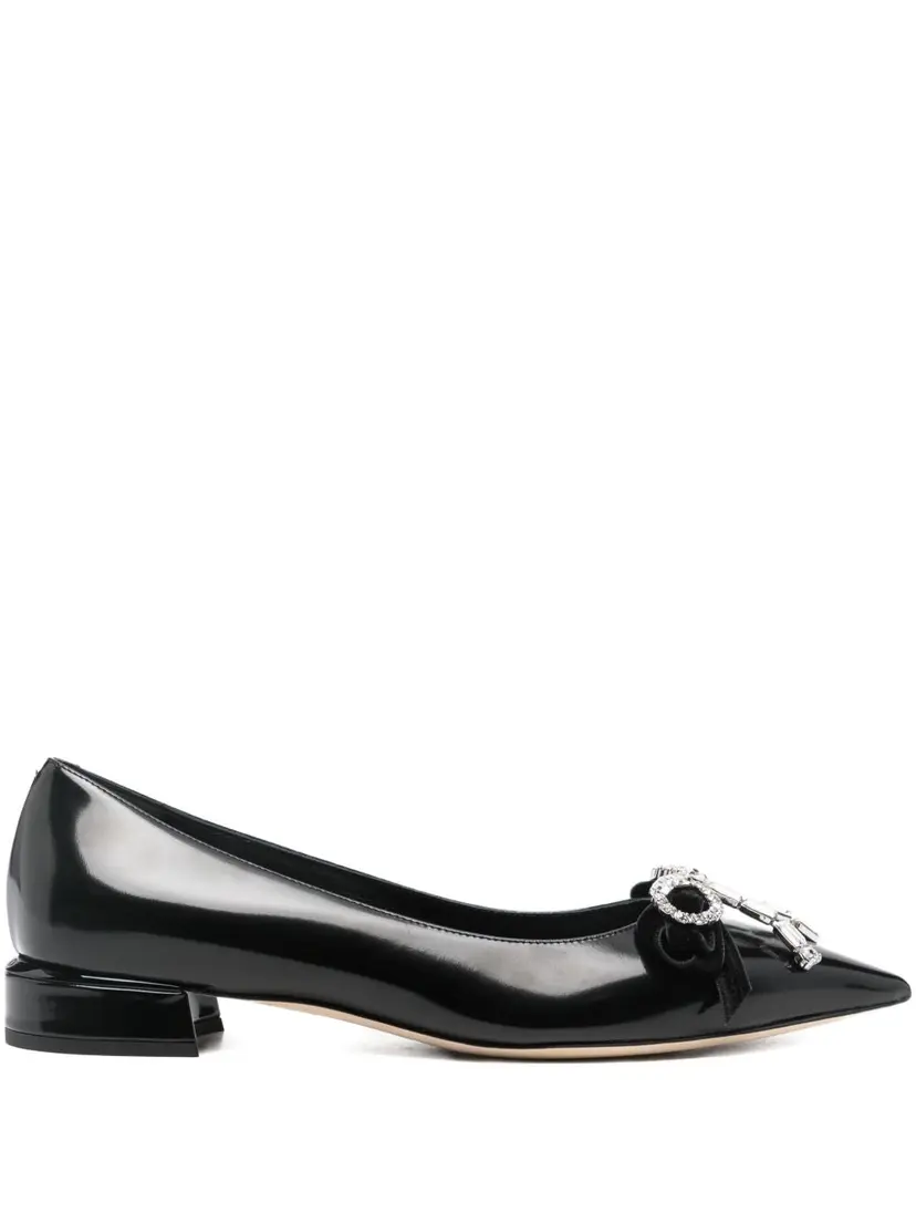 Jimmy Choo Jimmy Choo Ballerinasko – Svart