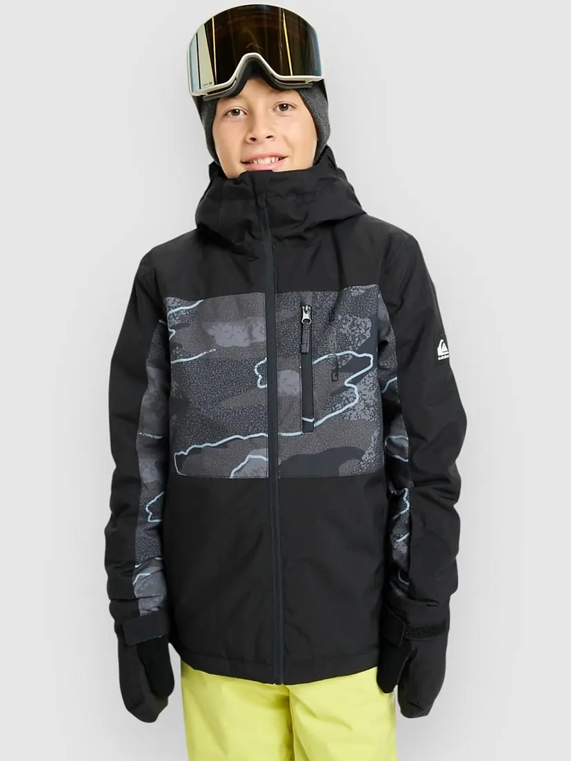 Quiksilver Quiksilver Side Hit Printed Kids Jakke svart