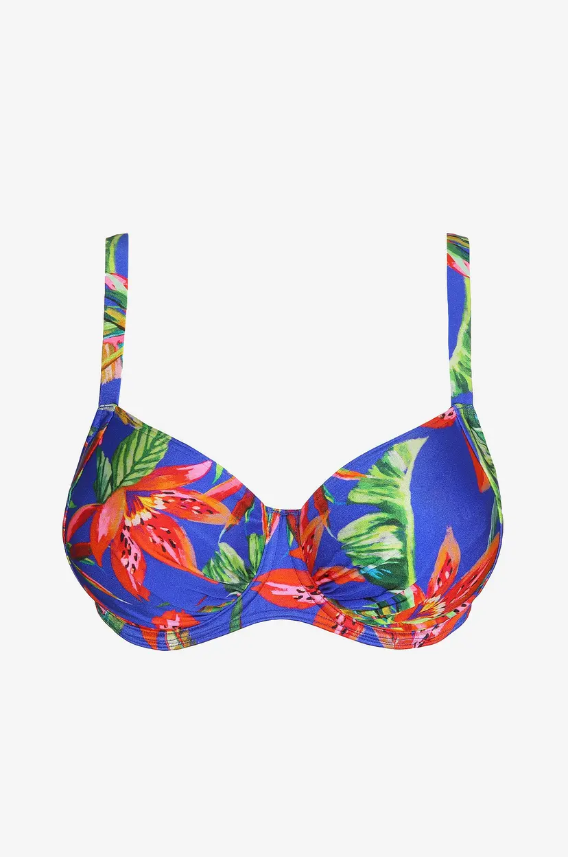 PrimaDonna Bikini-BH Latakia Tropical Rainforest Full Cup Bikini Top - Blå