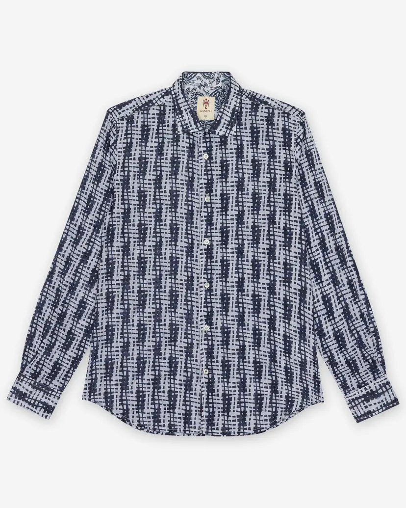 Ganesh Ganesh 70000FG Blue Shirt