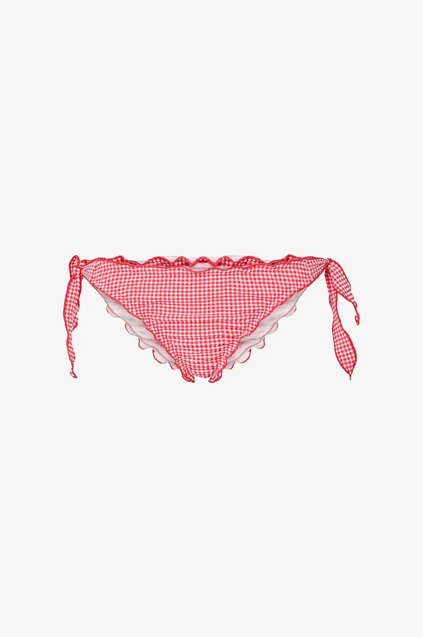 Pieces Bikinitruse Pckia Frill Tie Edge Bikini Brief B - Rød
