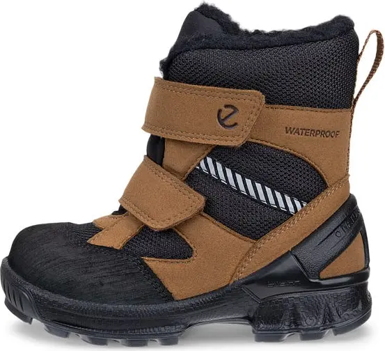 Ecco Ecco Kids' Biom Hike I High Boot Black/camel/black